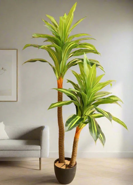 Artificial Dracaena fragrans “Massangeana” 120cm