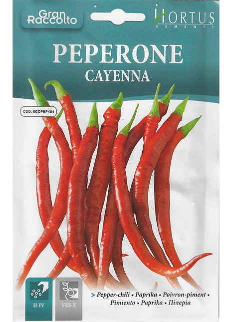Pepper Chili &#8220;Peperone Cayenna&#8221; Seeds by Hortus