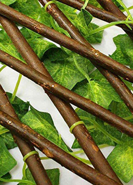 Artificial Bamboo Garden Fence &#8220;Cover with artificial leaves&#8221; 1.0&#215;2.0m