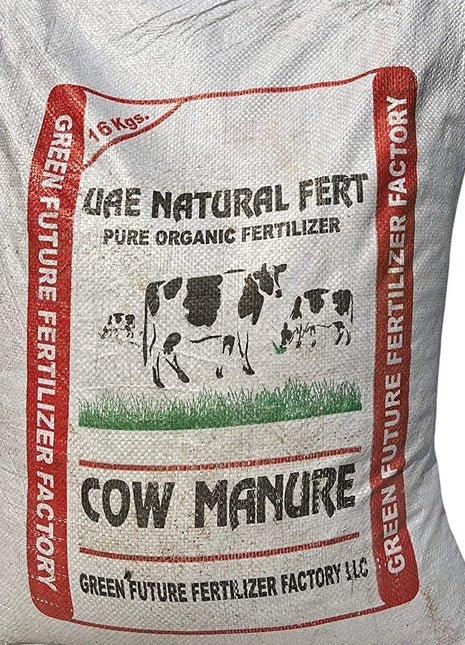 Cow Manure &#8220;Organic&#8221; 100% Natural Fertilizer 10,16 &#038; 25Kg سماد البقر