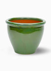 Rolled Rim Pot Green