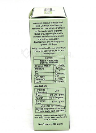Grow Fast Neem Herbal Organic Fertilizer 200grm