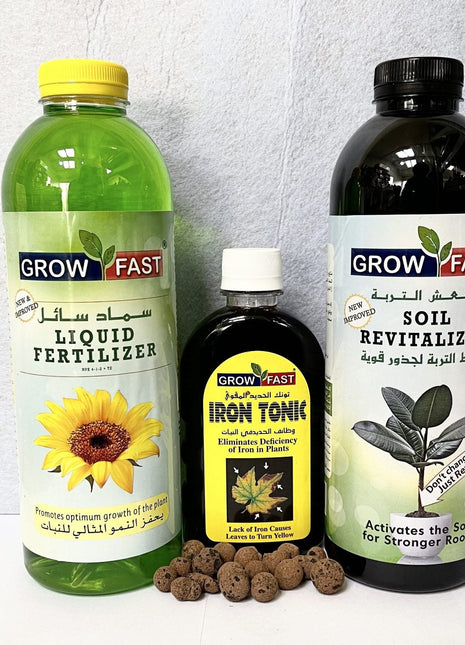 Grow Fast Fertilizers &#038; Iron Tonic Best for Indoor and Outdoor Plants