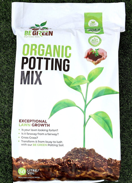 Potting Soil BE Green | 100% Organic Potting Mix 50L