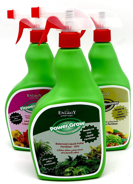 Desert Energy Ready to Use Vegetable Booster | Flower Magic &#038; Power Grow Liquid Fertilizer 3x700ml Combo RTU