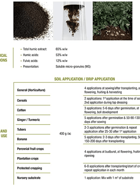 Tradecorp Humistar WG &#8220;100% Soluble Humic Acid&#8221;