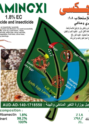 Kamingxi 1.8% EC &#8220;Acaricide &#038; Insecticide&#8221;
