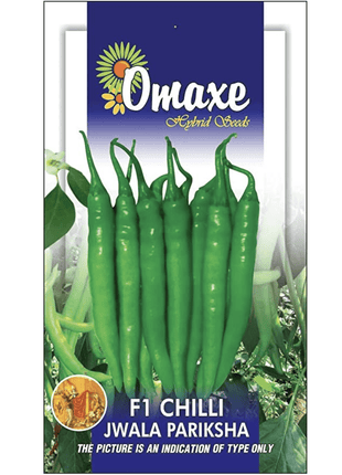 Pepper Jwala Pariksha Hybrid Seeds by Omaxe