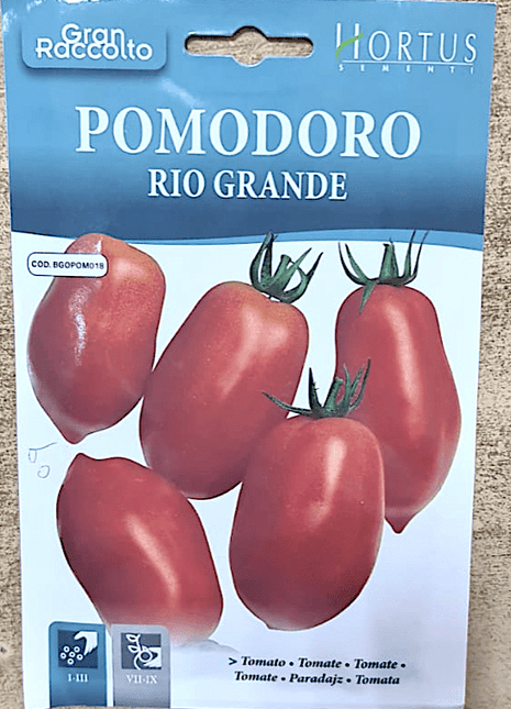 Tomato Vegetable Seeds &#8220;Pomodoro Rio Grande&#8221; by Hortus
