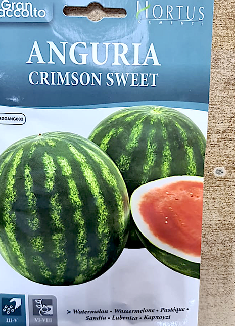 Watermelon Fruit Seeds &#8220;Anguria Crimson sweet&#8221; by Hortus