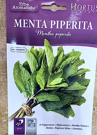 Mint Herb Seeds &#8220;Menta Piperita&#8221; by Hortus