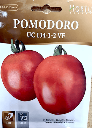 Tomato Vegetable Seeds &#8220;Pomodoro UC 134 VF&#8221; by Hortus