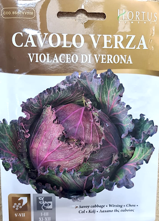 Cabbage Vegetable Seeds &#8220;Cavolo Verza&#8221; by Hortus