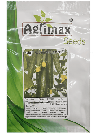 Cucumber Vegetable Seed  &#8220;Qaiser F1 Hybrid&#8221; By Agrimax