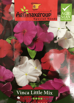 Vinca Little Mix Flower Seeds by Agrimax Spain