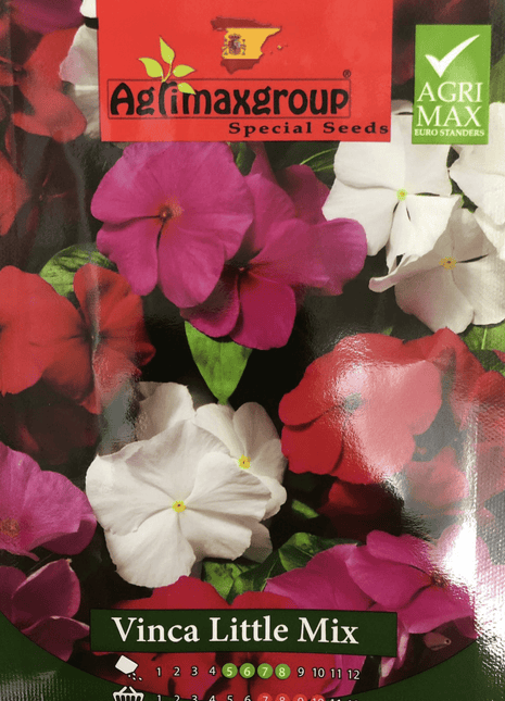 Vinca Little Mix Flower Seeds by Agrimax Spain