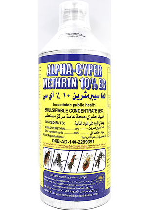 ALPHA-CYPERMETHRIN® 10% EC Public Health Insecticide 1Ltr