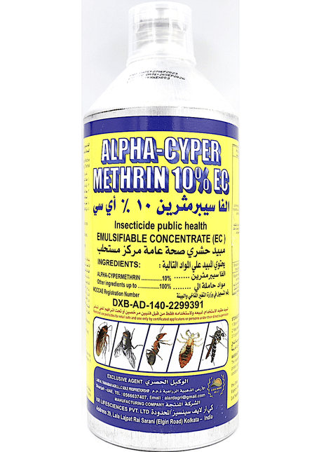 ALPHA-CYPERMETHRIN® 10% EC Public Health Insecticide 1Ltr