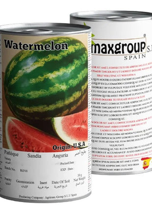 Agrimax Watermelon Maystro Premium Quality Seeds Tin (Made in Spain)