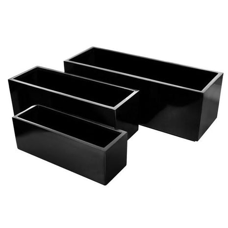 Rectangular GRP Pot Different Sizes Modern Durable Outdoor Planter Box