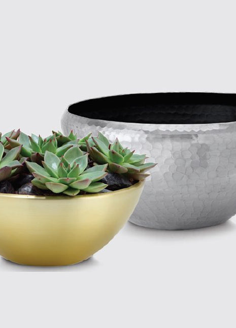 Classic &#8220;Aluminium&#8221; Hammered Bowl