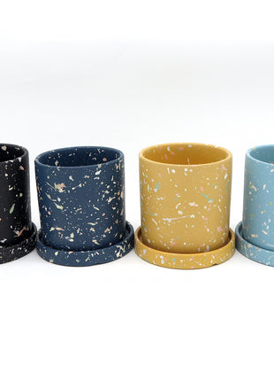 Indoor decorative ceramic pot