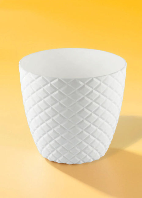 Diamond Plastic Flower Pot
