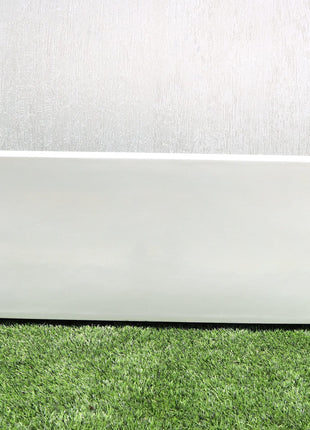 Rectangular GRP Pot 100x40x40cm Modern Durable Outdoor Planter Box