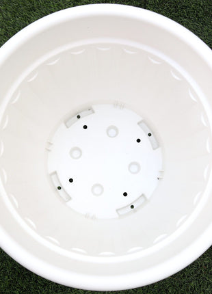 Flower Pot | Outdoor Round Plastic Planter