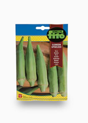 Clemson Okra Seeds Semilla Fito (5 g)